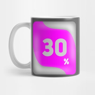 30 percent discount Mug